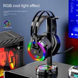 Home g608 usb wired rgb gaming headset with 7.1