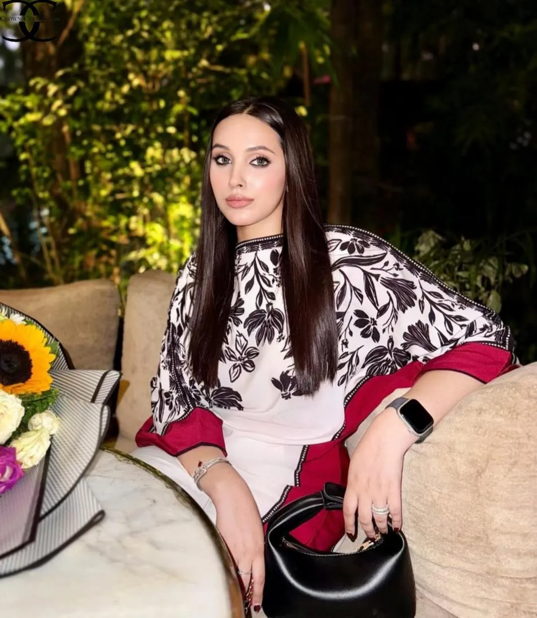 trendy women’s stitched printed swiss lawn shirt and trouser set 2 pcs